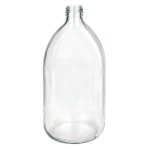 1000ml Euro-medicijnfles helder glas