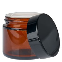 Glazen potje 60ml bruin met inzetdeksel UNiTWIST Glazen potje 60ml bruin met inzetdeksel UNiTWIST
