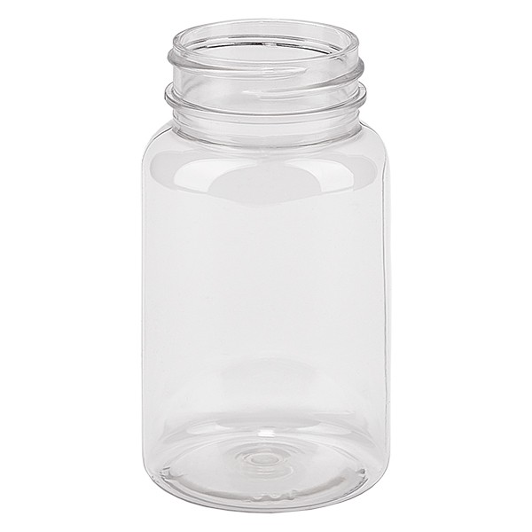 Pot Petpacker clair 100 ml, goulot 38 mm sans couvercle