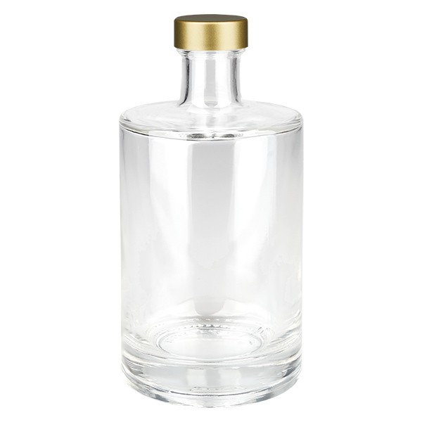 Glazen fles van 500 ml “Galileo” + gouden schroefdop UNiTWIST®