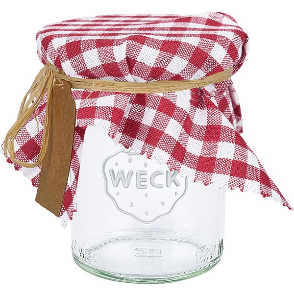 Tissu Cache-bijoux étoiles Carreau blanc/bordeaux 12cm carré