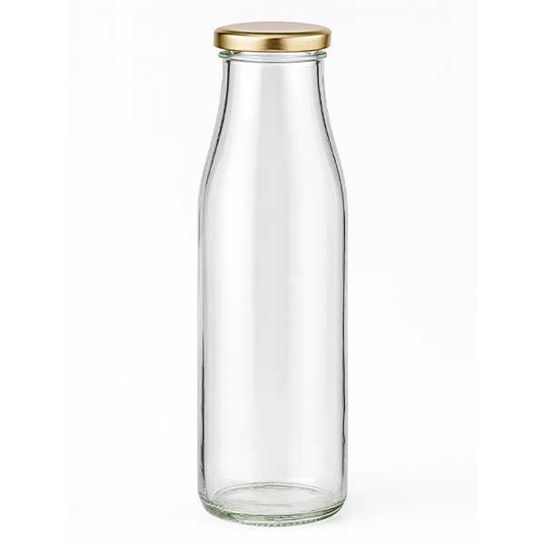 500 ml melkfles met BasicSeal deksel goud UN...