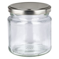 212ml Verre rond avec couvercle BasicSeal argent UNiTWiST 212ml Verre rond avec couvercle BasicSeal argent UNiTWiST