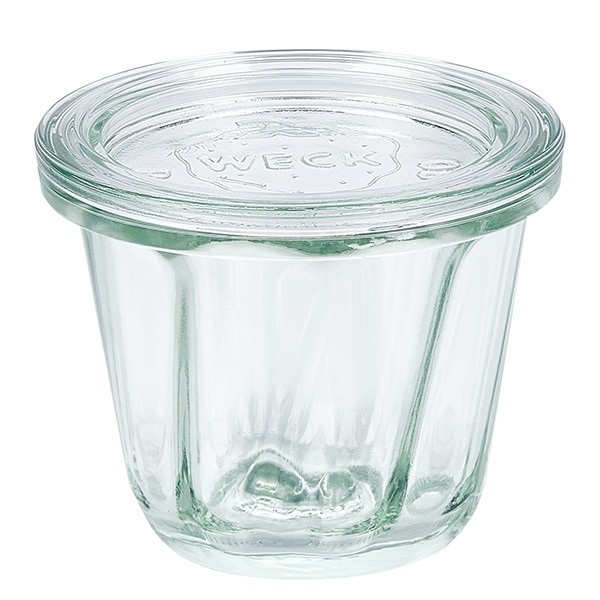 Pot à kouglof de 80 ml avec couvercle en verre WECK RR60