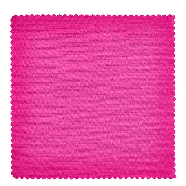 1 stoffen overtrek 150x150 mm roze voor deksel diameter 43-100 mm
