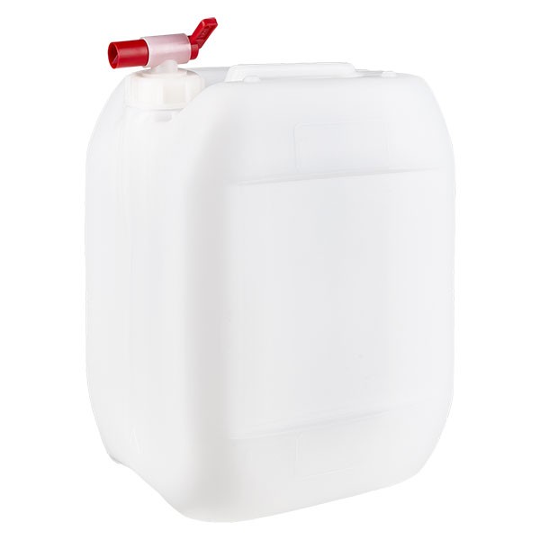 Bidon en plastique + robinet - 10 L