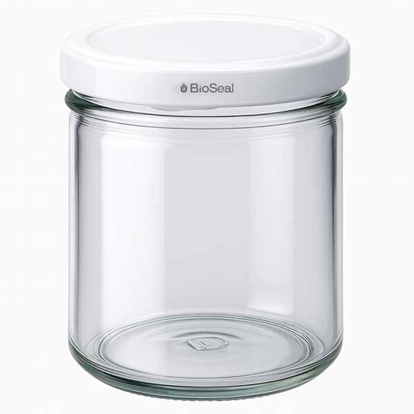 167 ml bekers met BioSeal wit UNiTWIST