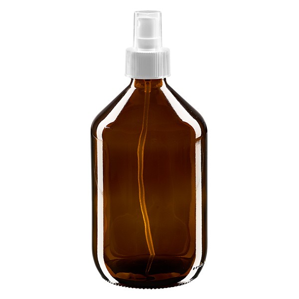 Flacon clair 30 ml + pipette rouge et blanche standard, bouteilles  TRANSPARENTES, Flacons à pipette, Verre
