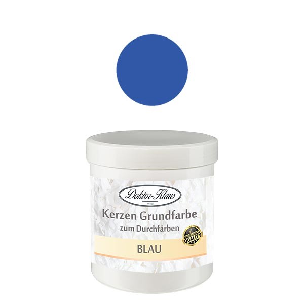 Couleur de base pour bougie bleu Doktor-Klaus, 7 g, en pot