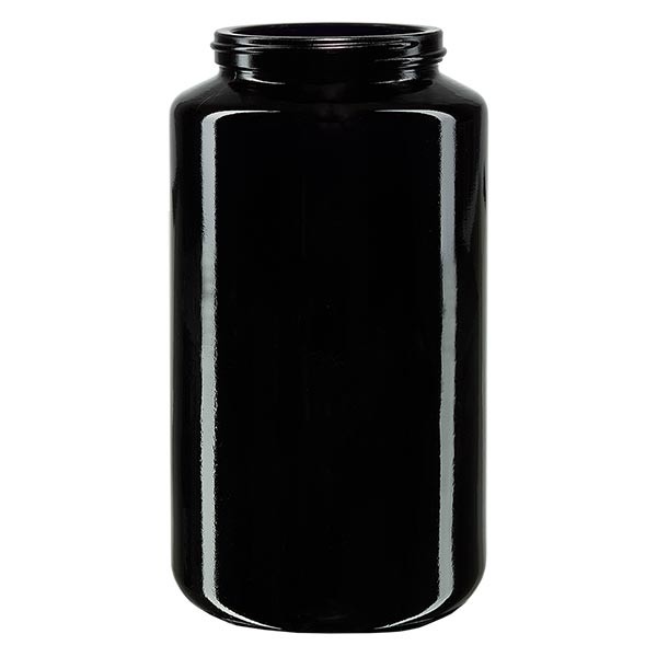 Pot violet 500 ml à large ouverture, avec filetage spécial, sans couvercle