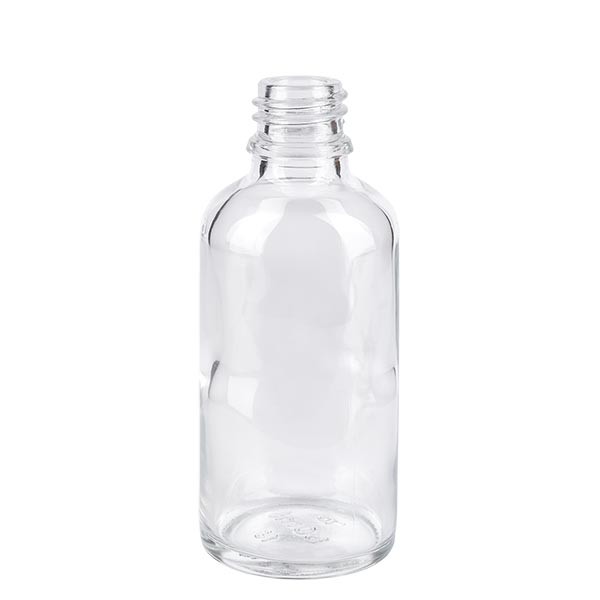 Helder glazen fles 50ml