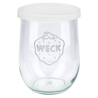 1062ml Tulp pot WECK met Siliconen deksel wit 1062ml Tulp pot WECK met Siliconen deksel wit