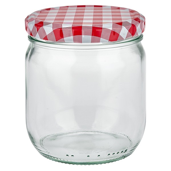 Twist-Off glazen potten lossen onderdelen 425ml ronderand glas
