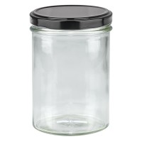 Verre renversé de 435ml avec couvercle BasicSeal noir UNiTWIST Verre renversé de 435ml avec couvercle BasicSeal noir UNiTWIST