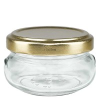 Pot à terrine 120ml avec couvercle BioSeal or UNiTWIST Pot à terrine 120ml avec couvercle BioSeal or UNiTWIST
