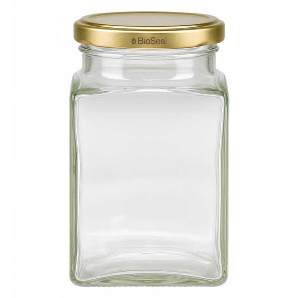 UNiTWIST Tetra 260 ml avec couvercle Twist-Off doré TO58