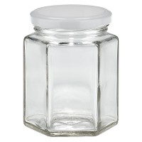 196ml Hexaglas avec couvercle BasicSeal blanc UNiTWIST 196ml Hexaglas avec couvercle BasicSeal blanc UNiTWIST