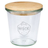 WECK-stortglas 290ml met hout deksel WECK-stortglas 290ml met hout deksel