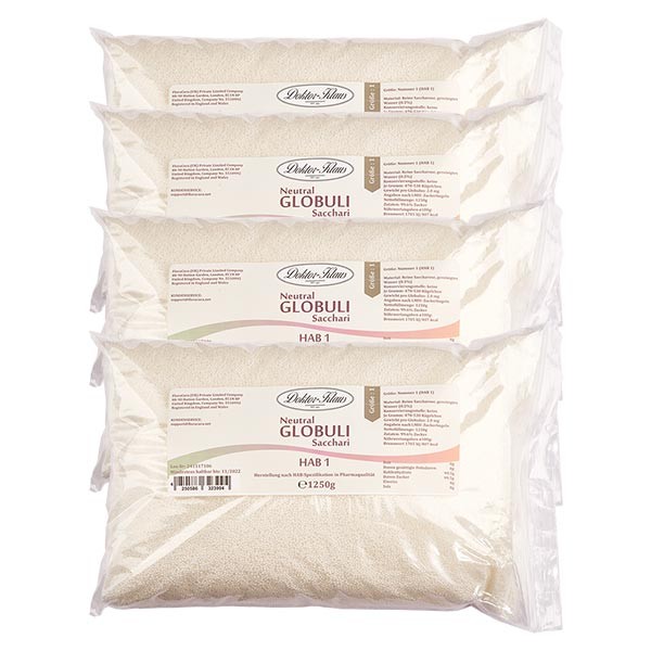 5 kg Neutral globuli HAB1 van 100% zuivere sacharose