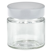 135ml verre rond + couvercle BasicSeal blanc deep UNiTWiST 135ml verre rond + couvercle BasicSeal blanc deep UNiTWiST