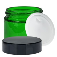 Preview: Glastiegel 60ml grün mit Einlegedeckel UNiTWIST Preview: Glastiegel 60ml grün mit Einlegedeckel UNiTWIST