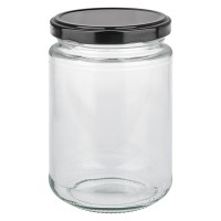 Twist-Off glazen potten lossen onderdelen 390ml ronderand glas Twist-Off glazen potten lossen onderdelen 390ml ronderand glas
