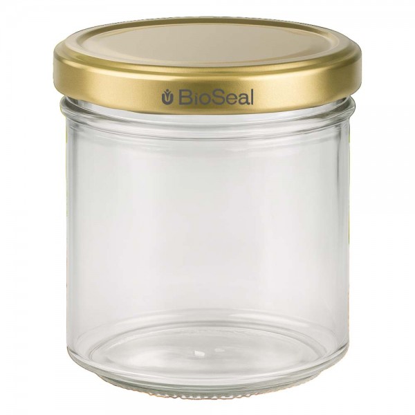 Pot à miel 200 g avec couvercle doré BioSeal UNiTWIST