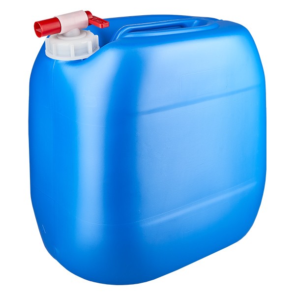 Canister 30 liter blauw met aftapkraan