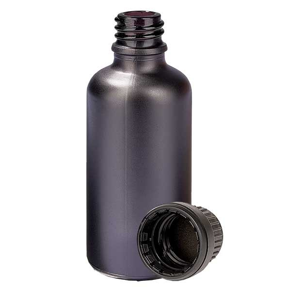 Flacon 50 ml bouchon à vis 11 mm avec bague d&#039;inviolabilité de BlackLine UT18/50 UNiTWIST