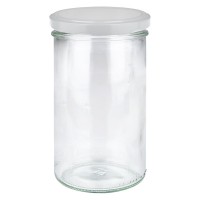 Verre renversé de 277ml avec couvercle BasicSeal blanc UNiTWiST Verre renversé de 277ml avec couvercle BasicSeal blanc UNiTWiST