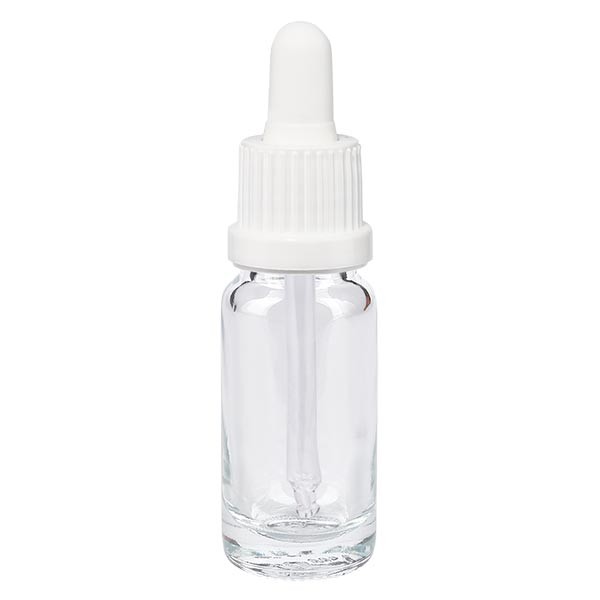 Pipetfles helder 10ml, pipet wit VR