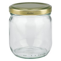 Twist-Off glazen potten lossen onderdelen 425ml ronderand glas Twist-Off glazen potten lossen onderdelen 425ml ronderand glas