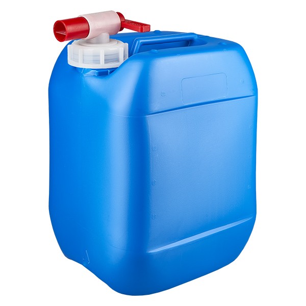 Canister 10 liter blauw met aftapkraan